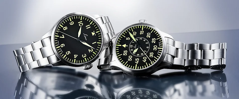 Laco Faro 42 Pilot Watch Automatic Bracelet LA-861891.2