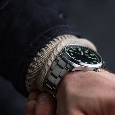 Laco Genf 40 Pilot Watch Quartz LA-861807.2.MB