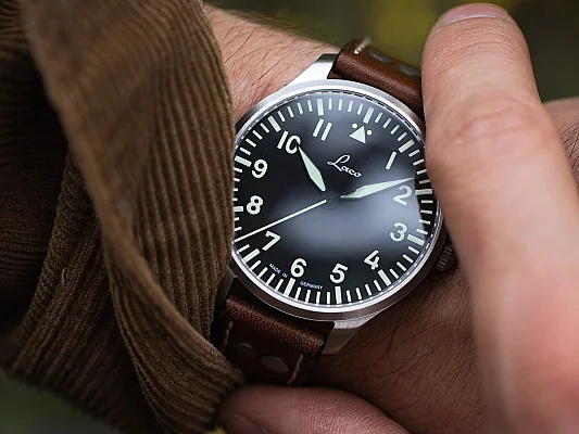 Laco Genf 40 Pilot Watch Quartz LA-861807.2