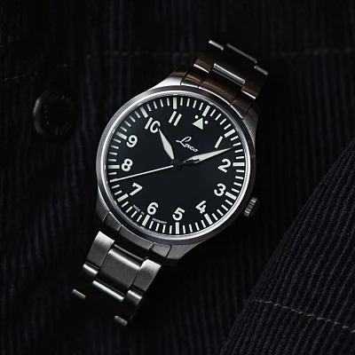 Laco Genf 40 Pilot Watch Quartz LA-861807.2.MB