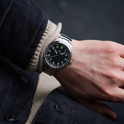Laco Genf 40 Pilot Watch Quartz LA-861807.2.MB