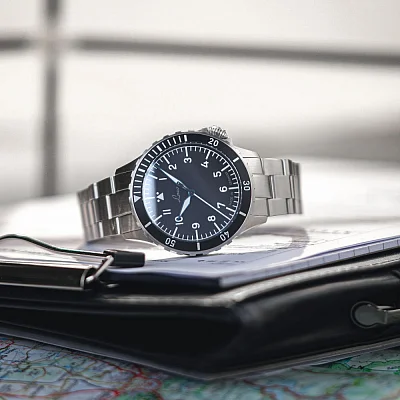 Laco Koln 41 Pilot Watch Special Automatic Bracelet LA-862191.MB