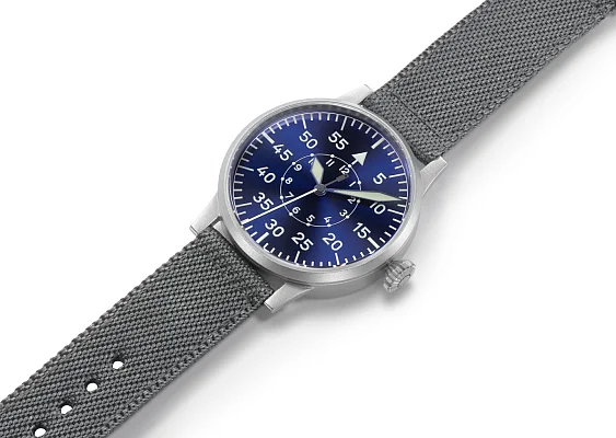 Laco Leipzig 42 Pilot Watch Original Mechanical Blaue Stunde LA-862084