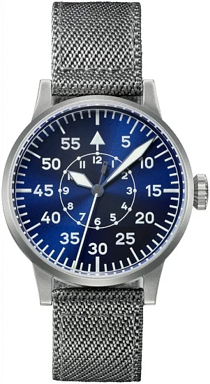 Laco Leipzig 42 Pilot Watch Original Mechanical Blaue Stunde LA-862084