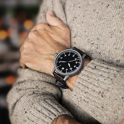 Laco Replica 55 Pilot Watch Original Mechanical LA-862194