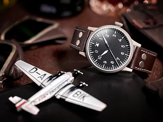 Laco Saarbrucken 45 Pilot Watch Original Automatic LA-861752