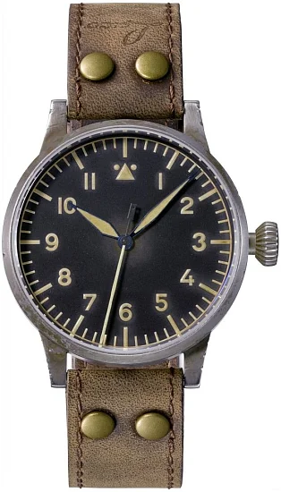 Laco Westerland 45 Erbstuck Pilot Watch Original Mechanical Used Look LA-861937