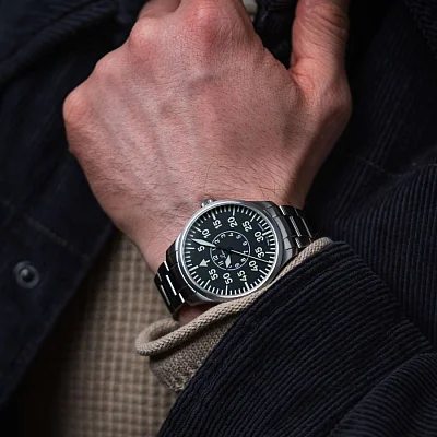 Laco Zurich 40 Pilot Watch Quartz LA-861806.2.MB