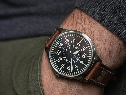 Laco Zurich 40 Pilot Watch Quartz Date LA-861806.2.D