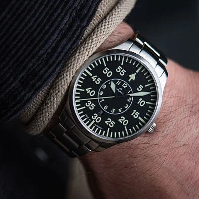 Laco Zurich 40 Pilot Watch Quartz Date LA-861806.2.D.MB