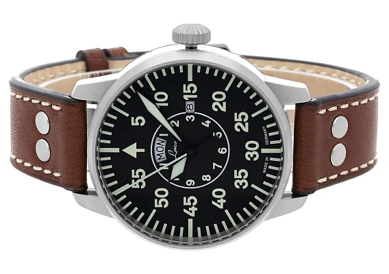 Laco Zurich 42 Pilot Watch Quartz Day-Date LA-861806