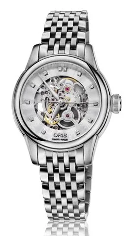 Oris Artelier Lady Skeleton Diamonds 01 560 7687 4019-07 8 14 77