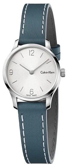 CALVIN KLEIN Lady Endless Silver Dial Blue Leather K7V231W6