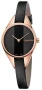 Zdjęcie 5 CALVIN KLEIN Lady Rebel Black Leather Rose Gold PVD K8P236C1