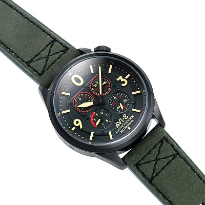AVI-8 Lancaster Bomber Day-Date GMT AV-4050-04