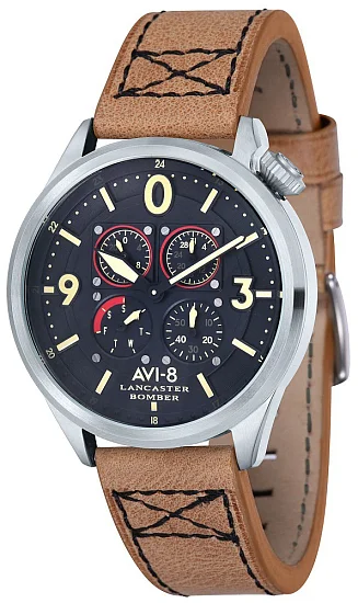 AVI-8 Lancaster Bomber Day-Date GMT AV-4050-01