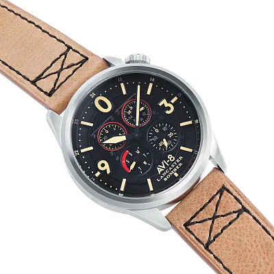 AVI-8 Lancaster Bomber Day-Date GMT AV-4050-01