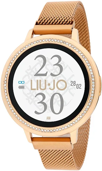 Liu Jo Digital Smartwatch Eye Gleam Rose Gold Mesh SWLJ070