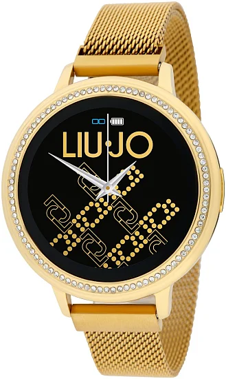 Liu Jo Digital Smartwatch Eye Gleam Gold Mesh SWLJ071