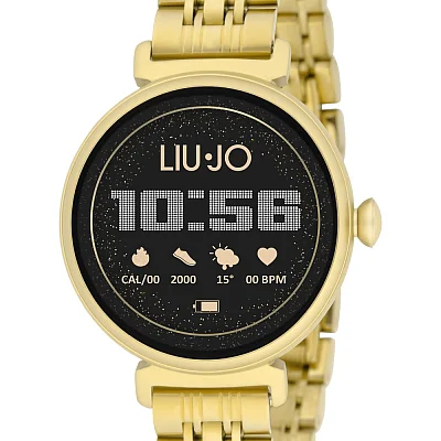Liu Jo Digital Smartwatch Glam Gold Mesh Voice SWLJ157