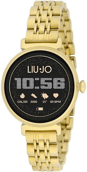 Liu Jo Digital Smartwatch Glam Gold Mesh Voice SWLJ157