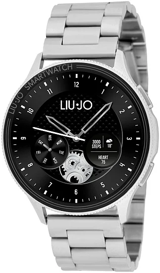 Liu Jo Digital Smartwatch Voice Man Bracelet Silver SWLJ075
