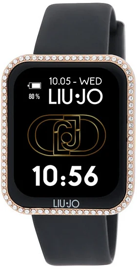 Liu Jo Digital Smartwatch Voice Mini Luxury Black Rubber Strap SWLJ168
