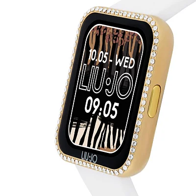 Liu Jo Digital Smartwatch Voice Mini Luxury White Rubber Strap SWLJ166