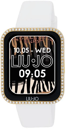 Liu Jo Digital Smartwatch Voice Mini Luxury White Rubber Strap SWLJ166