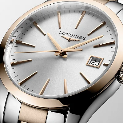 Longines Conquest Classic Lady Rose Gold PVD L2.386.3.72.7