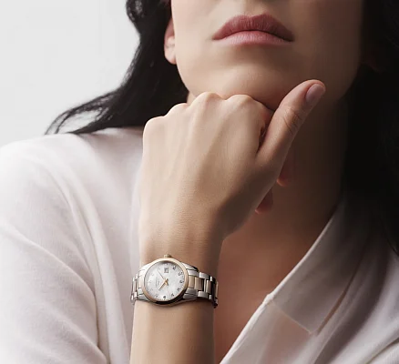 Longines Conquest Classic Lady Diamonds Rose Gold PVD L2.286.3.87.7