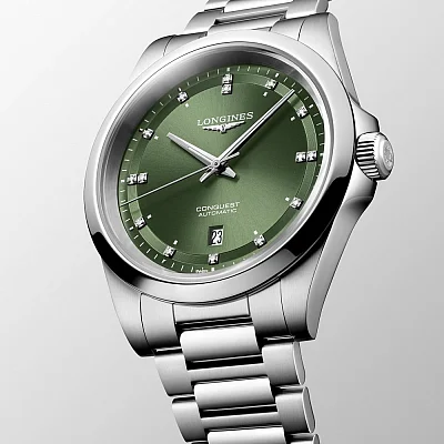 Longines Conquest Gent Automatic 41mm Diamonds L3.830.4.07.6
