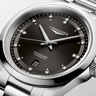 Longines Conquest Gent Automatic 41mm Diamonds L3.830.4.57.6