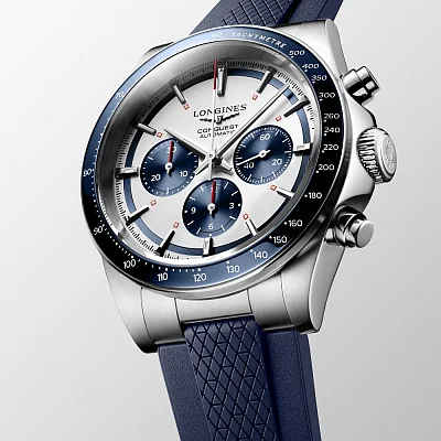 Longines Conquest Gent Automatic Chronograph Ceramic L3.835.4.98.9