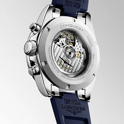 Longines Conquest Gent Automatic Chronograph Ceramic L3.835.4.98.9