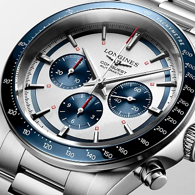 Longines Conquest Gent Automatic Chronograph Ceramic L3.835.4.98.6