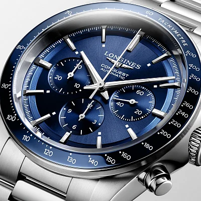 Longines Conquest Gent Automatic Chronograph Ceramic L3.835.4.92.6