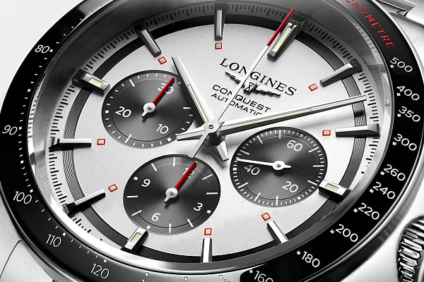 Longines Conquest Gent Automatic Chronograph Ceramic L3.835.4.72.6