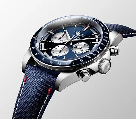 Longines Conquest Gent Automatic Chronograph Ceramic Marco Odermatt Limited Edition Set L3.835.4.91.2