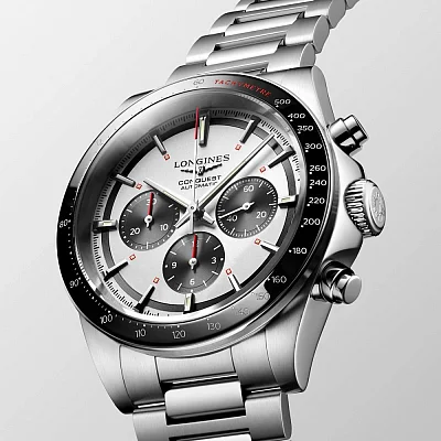 Longines Conquest Gent Automatic Chronograph Ceramic L3.835.4.72.6