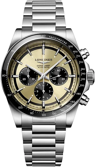 Longines Conquest Gent Automatic Chronograph Ceramic L38354326