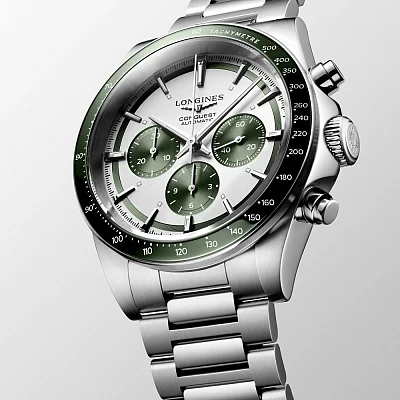 Longines Conquest Gent Automatic Chronograph Ceramic L3.835.4.02.6