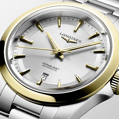 Longines Conquest Lady Automatic 18k Gold Caps L3.320.5.70.6