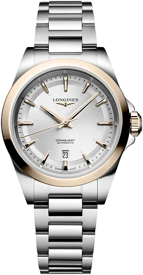 Longines Conquest Lady Automatic 18k Gold Caps L33205726