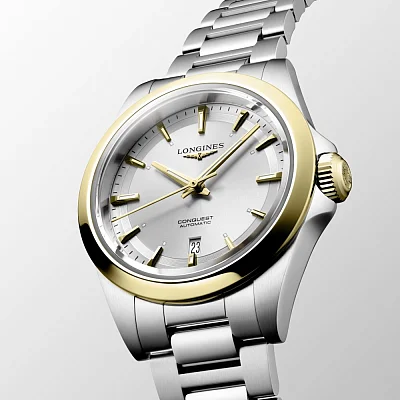 Longines Conquest Lady Automatic 18k Gold Caps L3.320.5.70.6