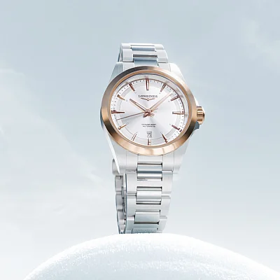 Longines Conquest Lady Automatic 18k Gold Caps L3.320.5.72.6