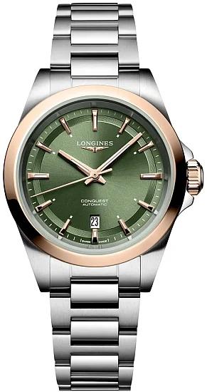 Longines Conquest Lady Automatic 18k Gold Caps L33205026
