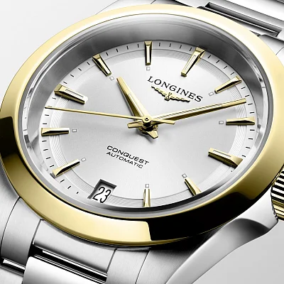 Longines Conquest Lady Automatic 18k Gold Caps L3.430.5.70.6