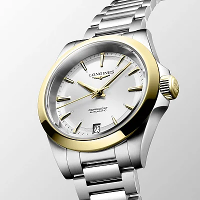 Longines Conquest Lady Automatic 18k Gold Caps L3.430.5.70.6