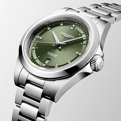 Longines Conquest Lady Automatic Diamonds L3.320.4.07.6